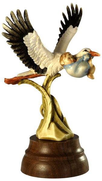 Storch mit Kind-B