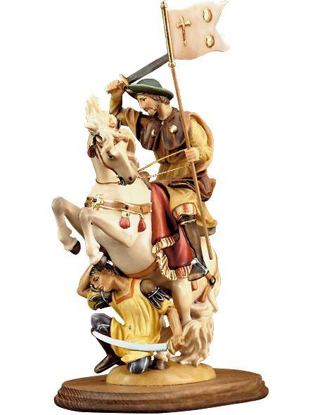 Hl. Jakobus von Compostela – holzgeschnitzte Heiligenfigur aus Ahornholz