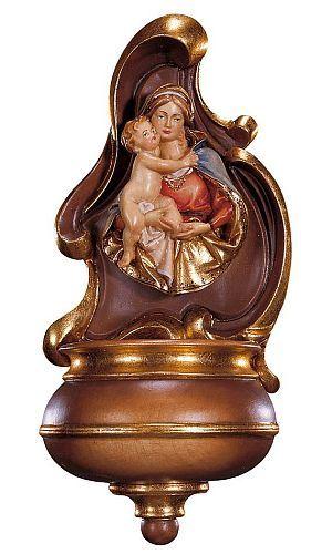 Weihwasserkrug mit Brustbild Madonna