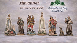 miniaturen holzfiguren klein geschnitzt detailreich