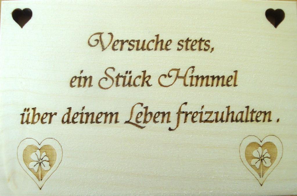 Tafel " Ein Stück Himmel"-GP-1