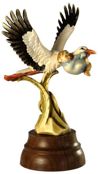 Storch mit Kind-B