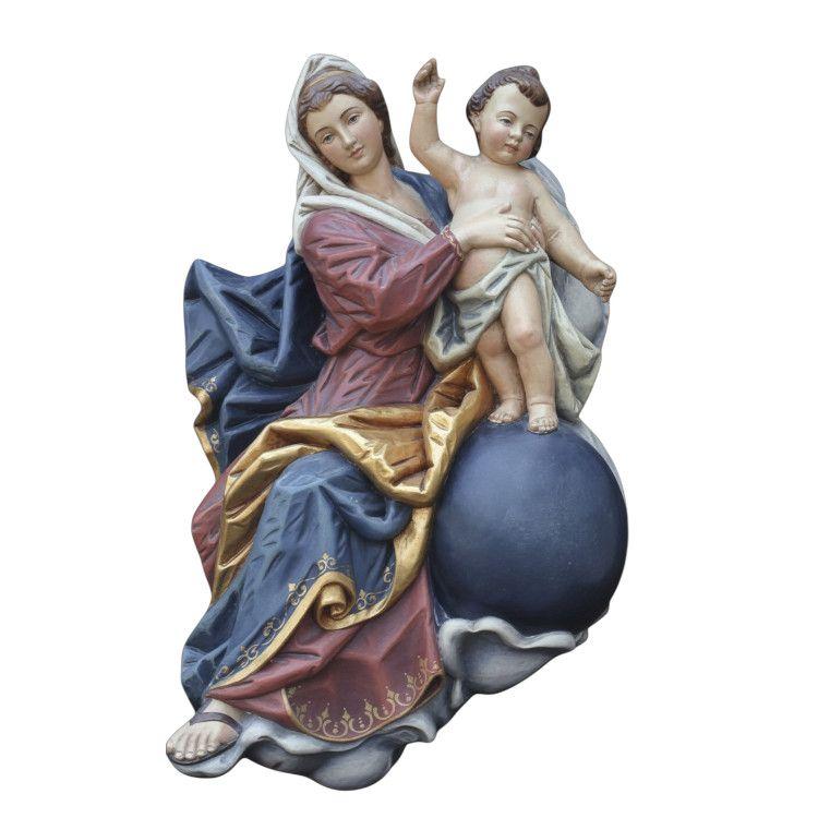 hausmadonna holz geschnitzt wandmadonna kaufen