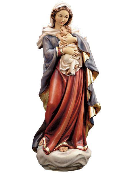 renaissance madonna holz geschnitzt marienfigur klassisch elegant