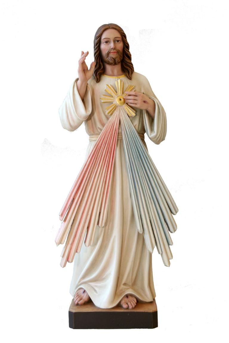Barmherziger Jesus- Holz geschnitzt-Pe