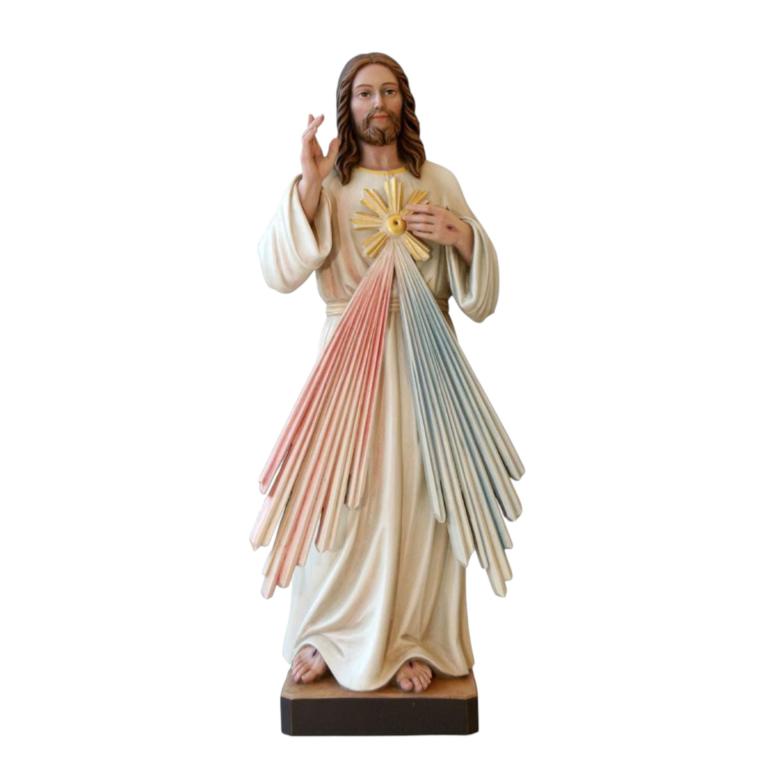 Barmherziger Jesus aus Holz als holzgeschnitzte Christusfigur