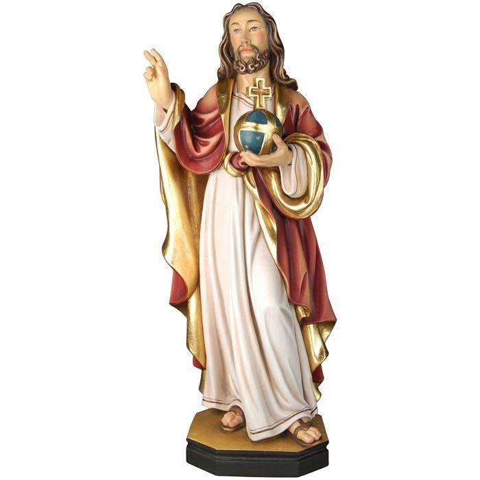 Heiland Jesus Christus – holzgeschnitzte Holzfigur und Heiligenfigur