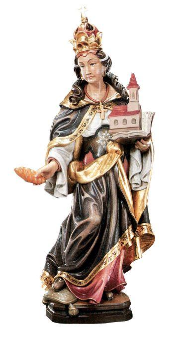 Hl. Mathilde mit Brot und Kirche 4820-Kd