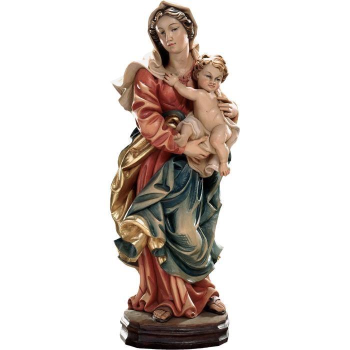 mutter der barmherzigkeit holz geschnitzt marienfigur madonna