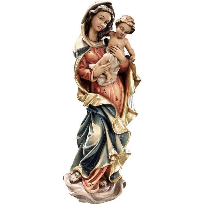 wandmadonna des friedens holz geschnitzt marienfigur wand