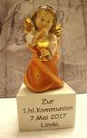 Kommunionengel mit 4 Zeilen Gravur-gp