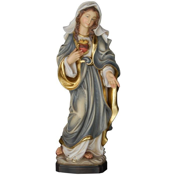 Herz Maria – holzgeschnitzte Holzfigur und Heiligenfigur
