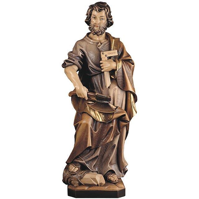 Hl. Josef – Zimmermann – holzgeschnitzte Heiligenfigur des Schutzpatrons der Handwerker