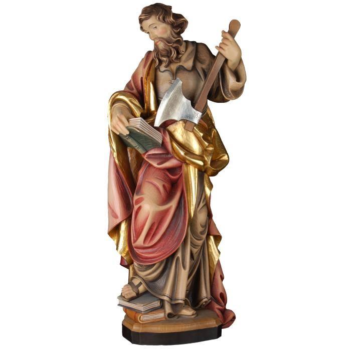 Apostel Matthias – holzgeschnitzte Heiligenfigur - Holzschnitzerei