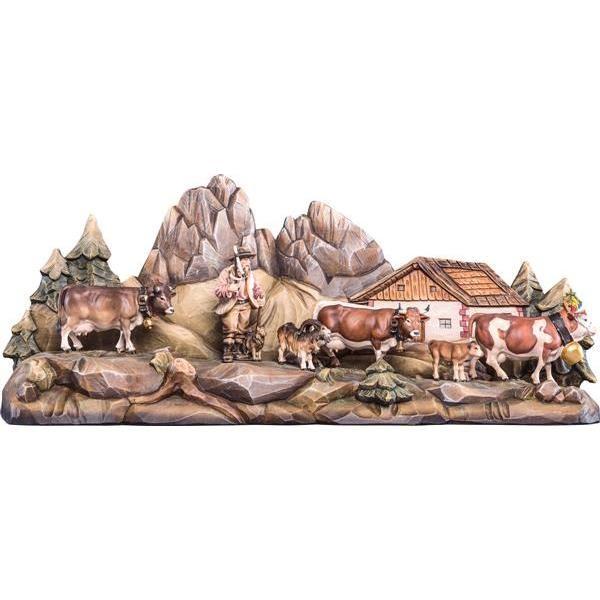 Almabtrieb mit Landschaft 6028-De