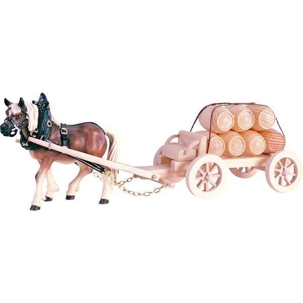 1 Zugpferd mit Bierwagen 6093-De