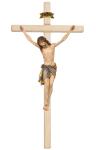 christus siena auf balken gebogen hell holzkreuz corpus jesus holz