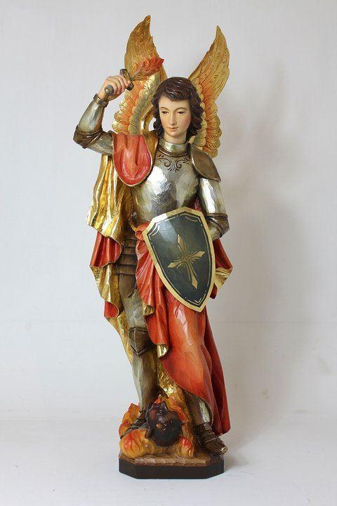 Erzengel Michael mit Schild 005-a-AK