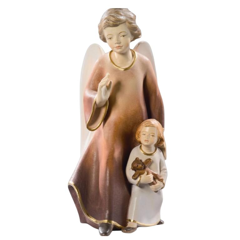 moderner schutzengel holzengel mädchen kinderzimmer geschnitzt