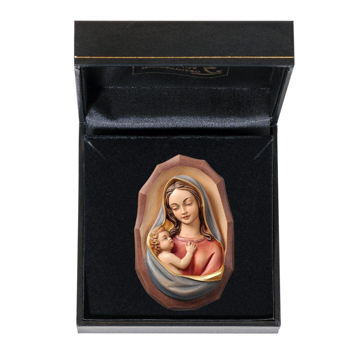 Wandmadonna mit Kind  mit Etui-191006-Pe