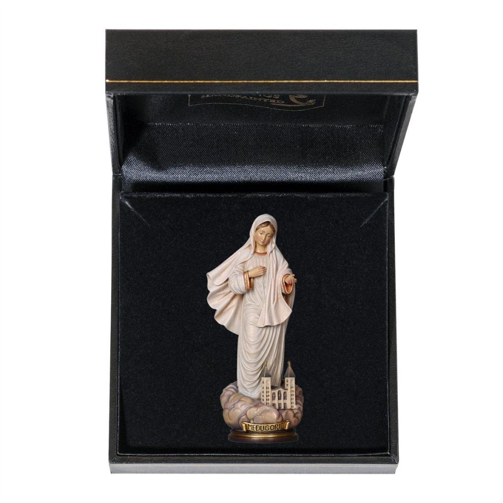 Madonna Medjugorie mit Kirche  mit Etui-196006-Pe
