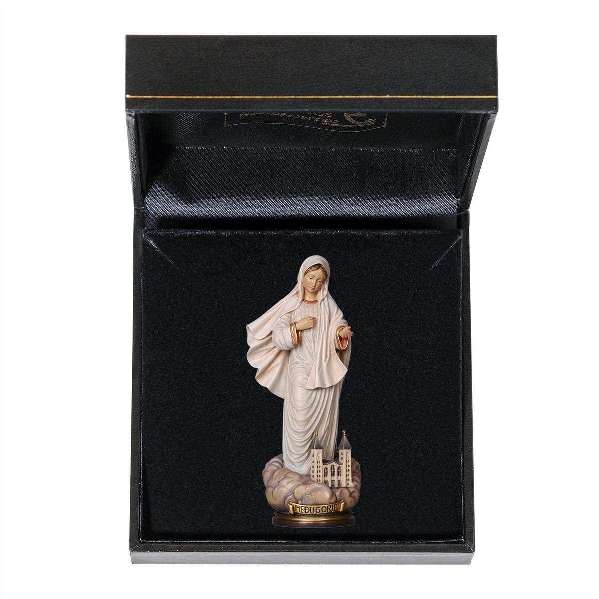 Madonna Medjugorie mit Kirche  mit Etui-196006-Pe