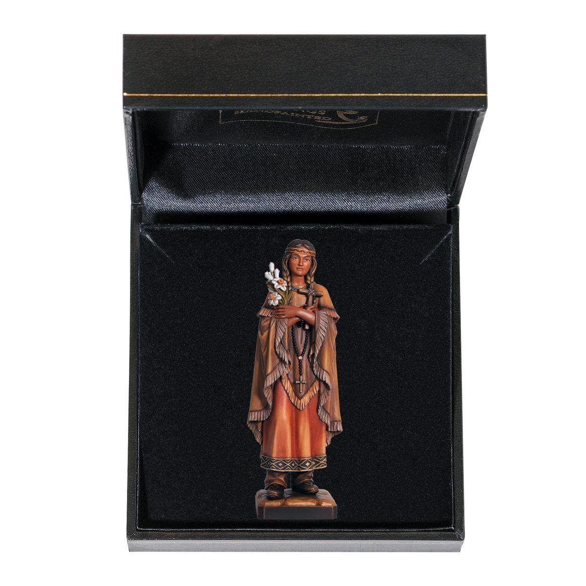 Hl. Kateri Tekakwitha mit Etui-273006-Pe