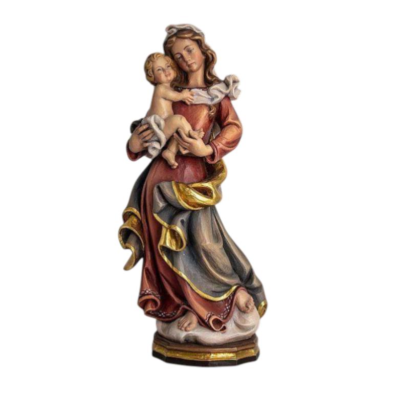 madonna mit kind holzschnitzerei maria jesuskind holzfigur geschnitzt