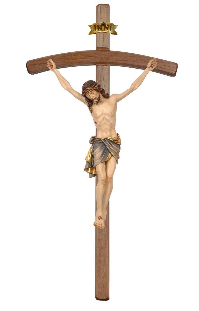 christus siena auf balken gebogen dunkel holzkreuz corpus jesus holz