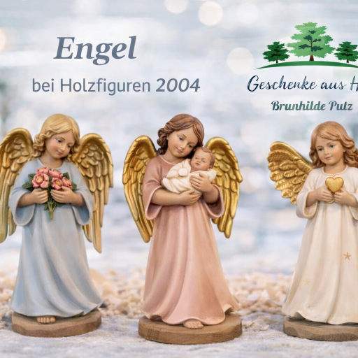 engel holzfigur standengel schutzengel geschnitzt