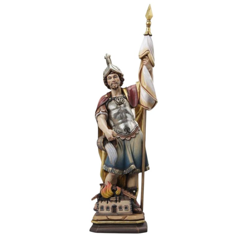hl florian feuerbekaempfer holzfigur feuerwehr holzgeschnitzt