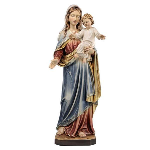 geschnitzte madonna holzgeschnitzte marienfigur mit kind