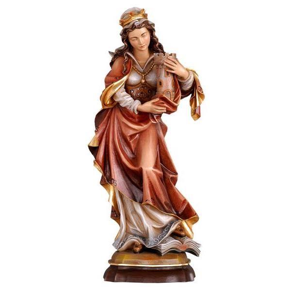 Hl. Barbara- Holzfigur in Color-