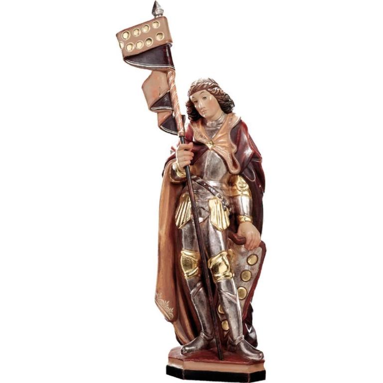 Hl. Quirinus- Holzfigur-Color--5350-2705357