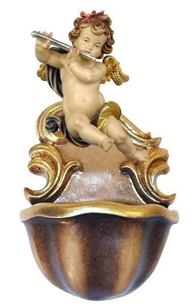 Weihwasser-Becken mit Engel-Flöte
