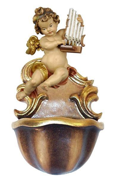 Weihwasser-Becken mit Engel-Orgel