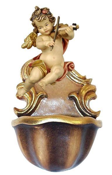 Weihwasser-Becken mit Engel-Violine
