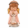 Rosa Schutzengel aus Holz fürs Kinderzimmer