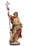 Hl. Johannes der Täufer- Detalieirte ansicht-Holzfigur-