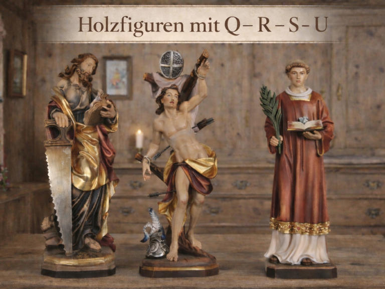 Holzfiguren - Hl.Simon - Hl.Sebastian - Hl.Stefan - Hl. Rochus - Hl.Rupert - Hl. Tobias -Holzgeschnitzt