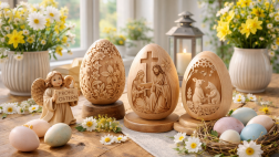 Ostereier Holz Deko - Holzfiguren2004