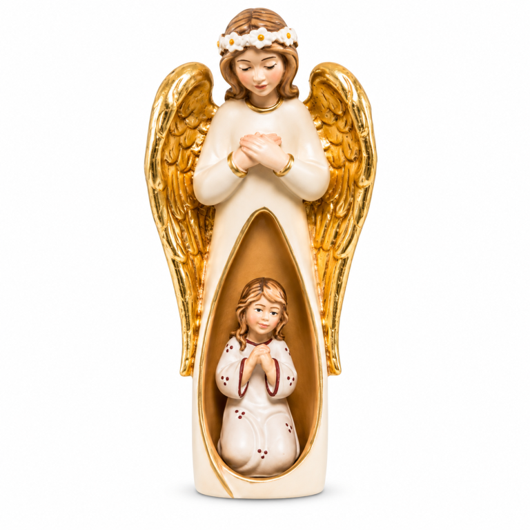 Schutzengel mit Mädchen fürs Kinderzimmer