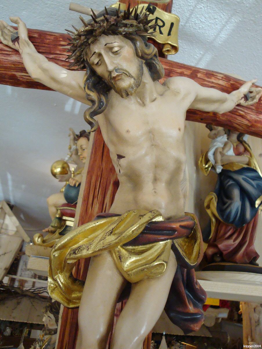 Kreuz aus Rundstamm -9