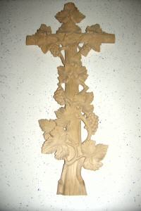 Rebenkreuz-handgeschnitzt