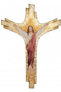 Auferstehungs Christus auf Strahlenkreuz