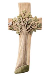 Kreuz Lebensbaum mit Vogel