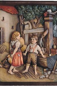 Kinder am Brunnen