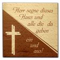 Haussegen Laserart Kreuz